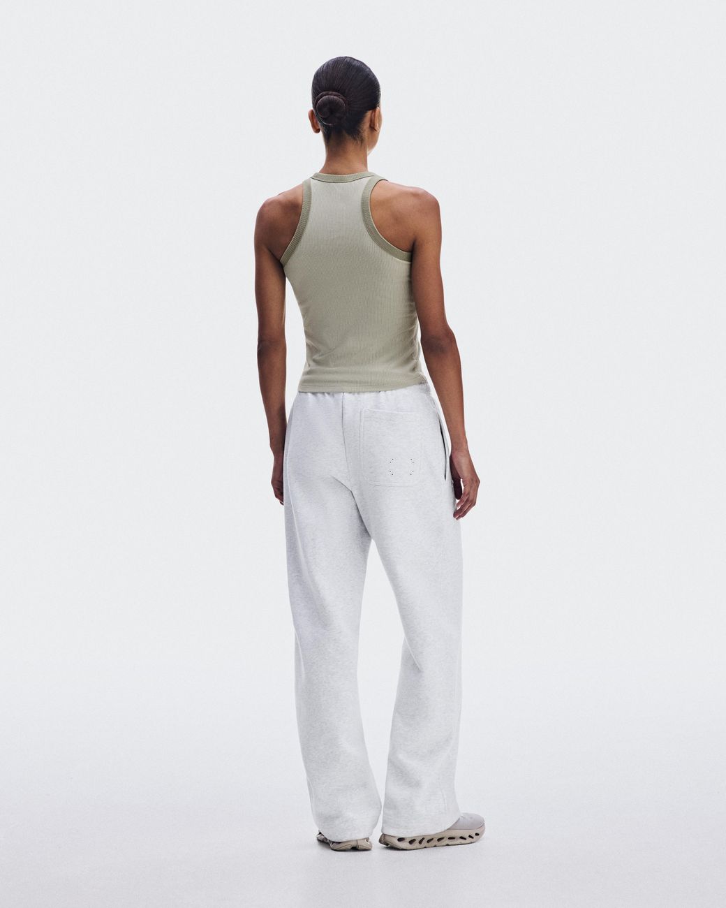 On Shoes White All-Day Ribbed Tank Top