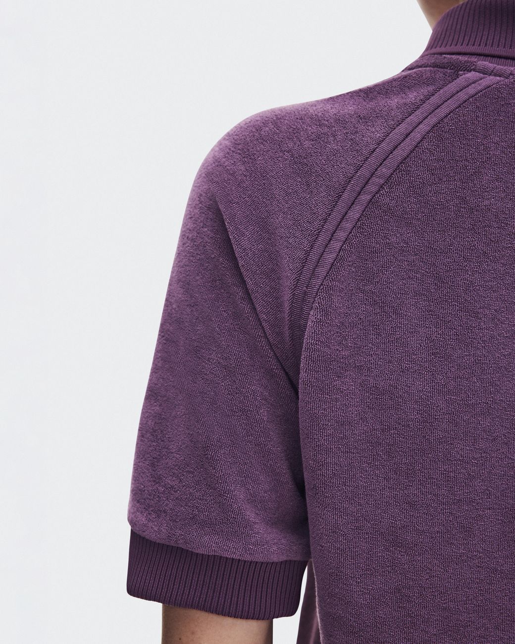 On Shoes Purple Courtside Polo Terry