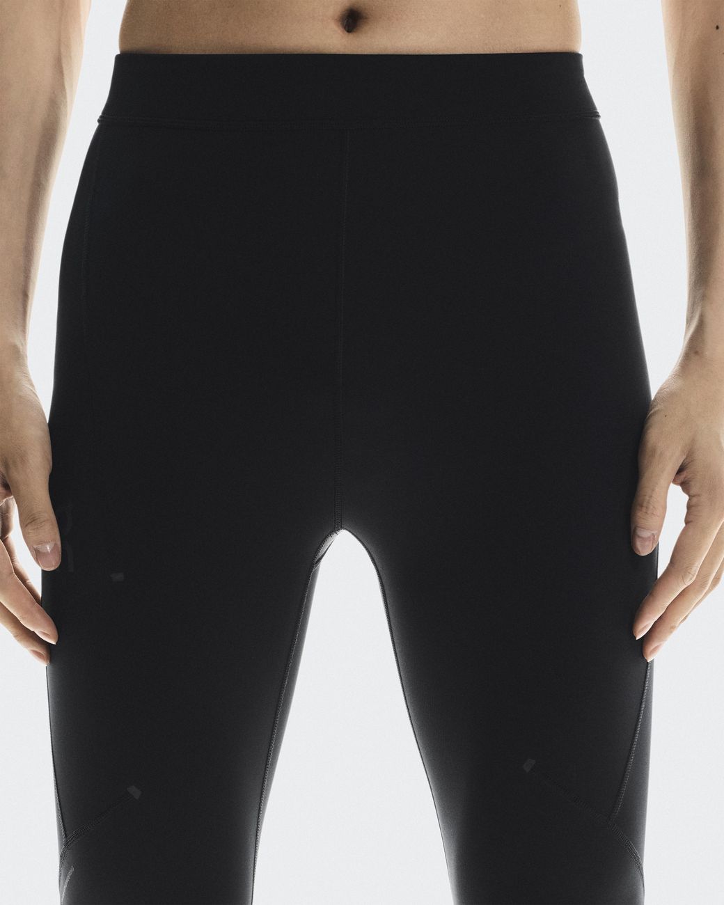 On Shoes Gray Performance Tights for men