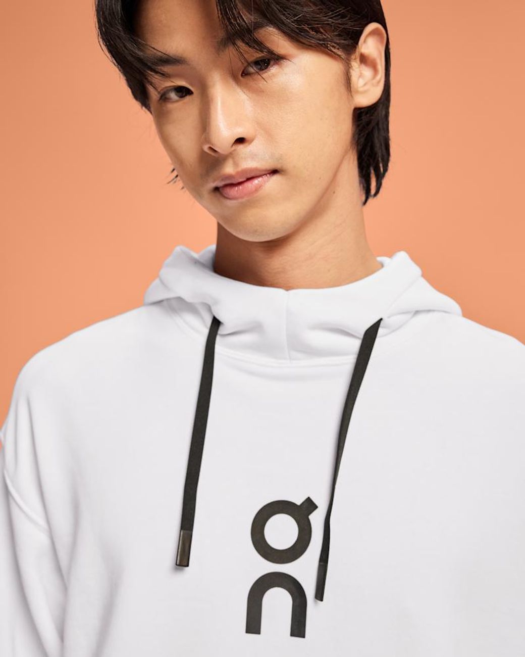 On Shoes White Club Hoodie for men