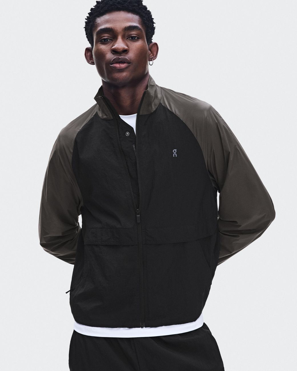 On Shoes Black All-Day Track Jacket for men