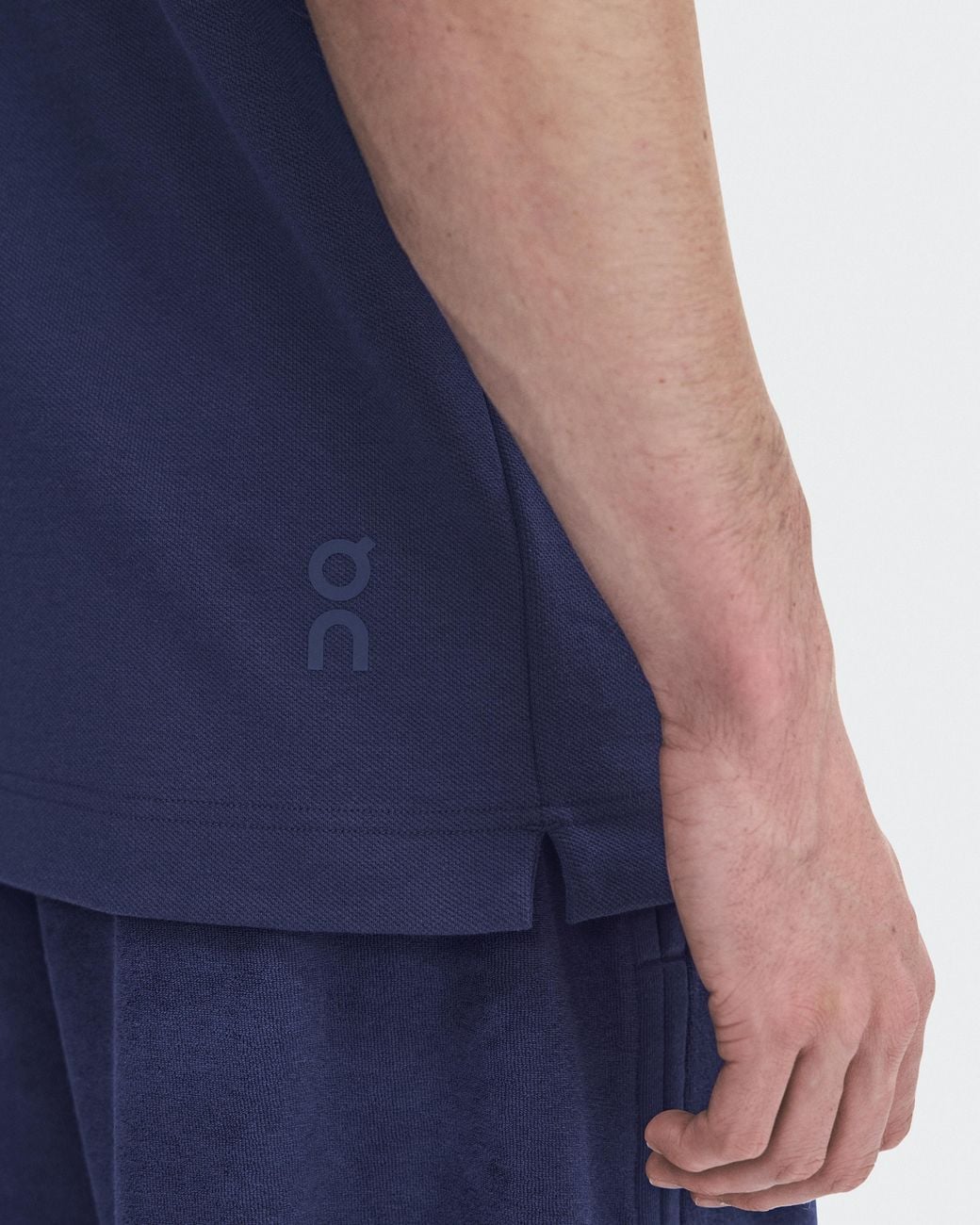 On Shoes Blue Courtside Polo for men