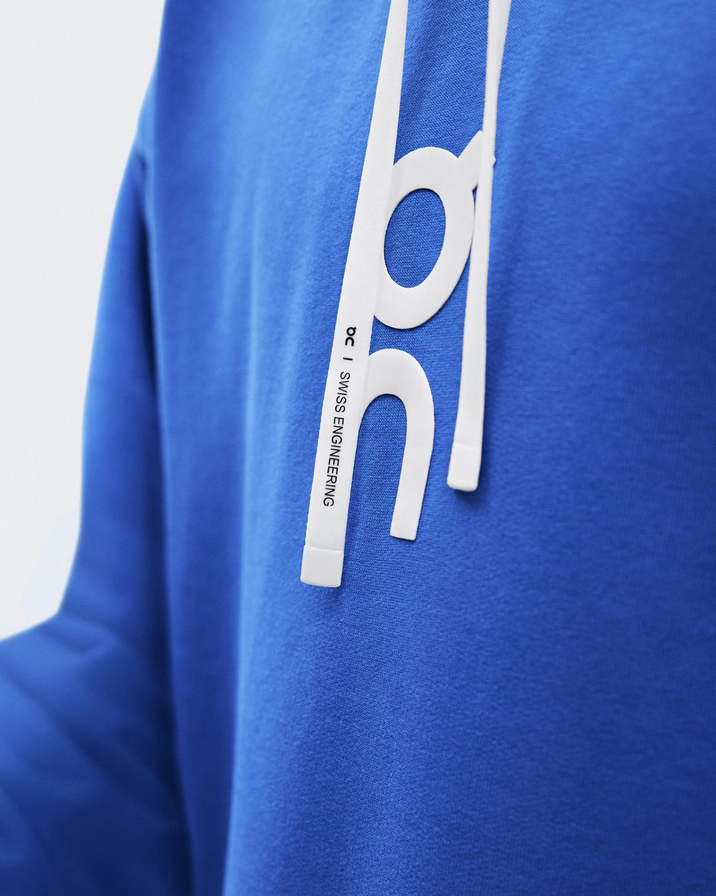 On Shoes Blue Club Hoodie for men