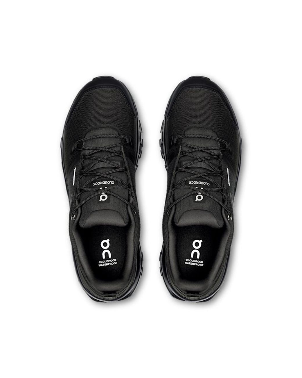 On Shoes Black Cloudrock Low Waterproof for men