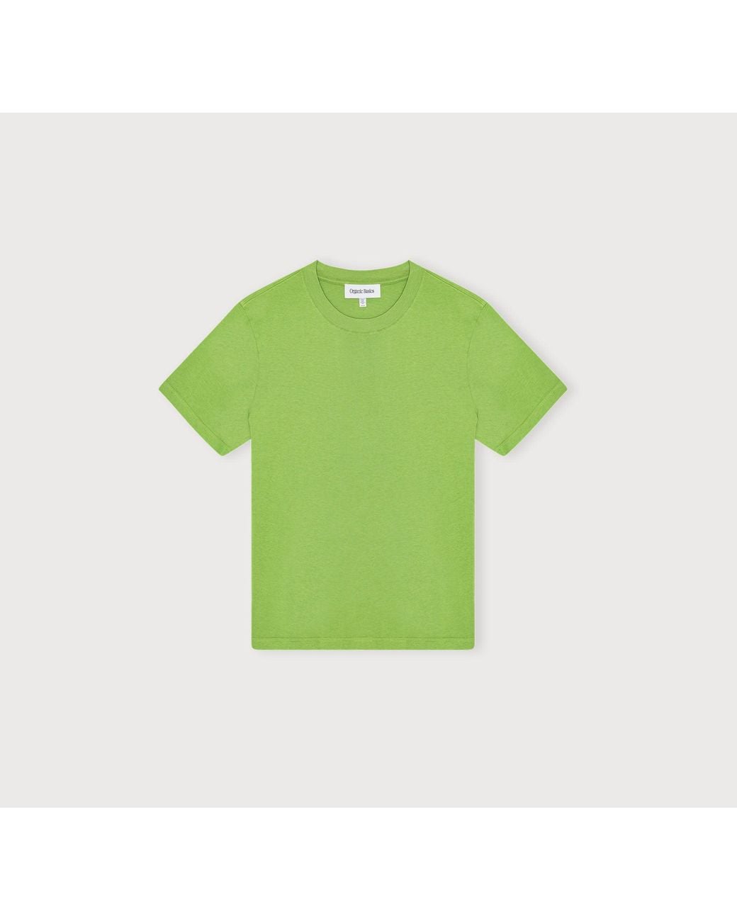 Organic Basics Green True Regular Fit Tee for men