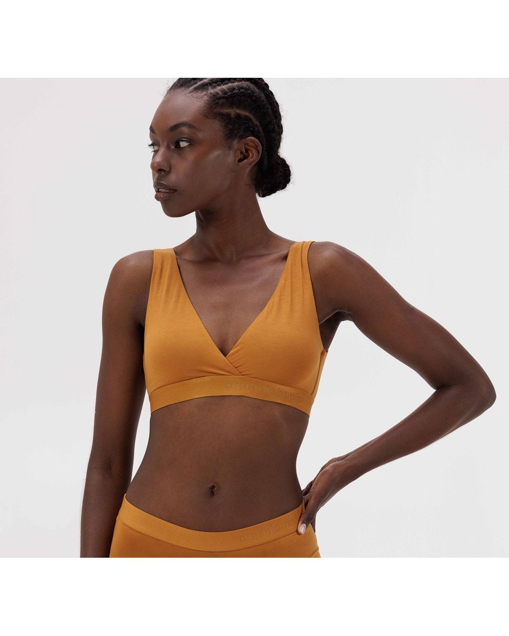 Organic Basics Brown Soft Touch Basic Bralette