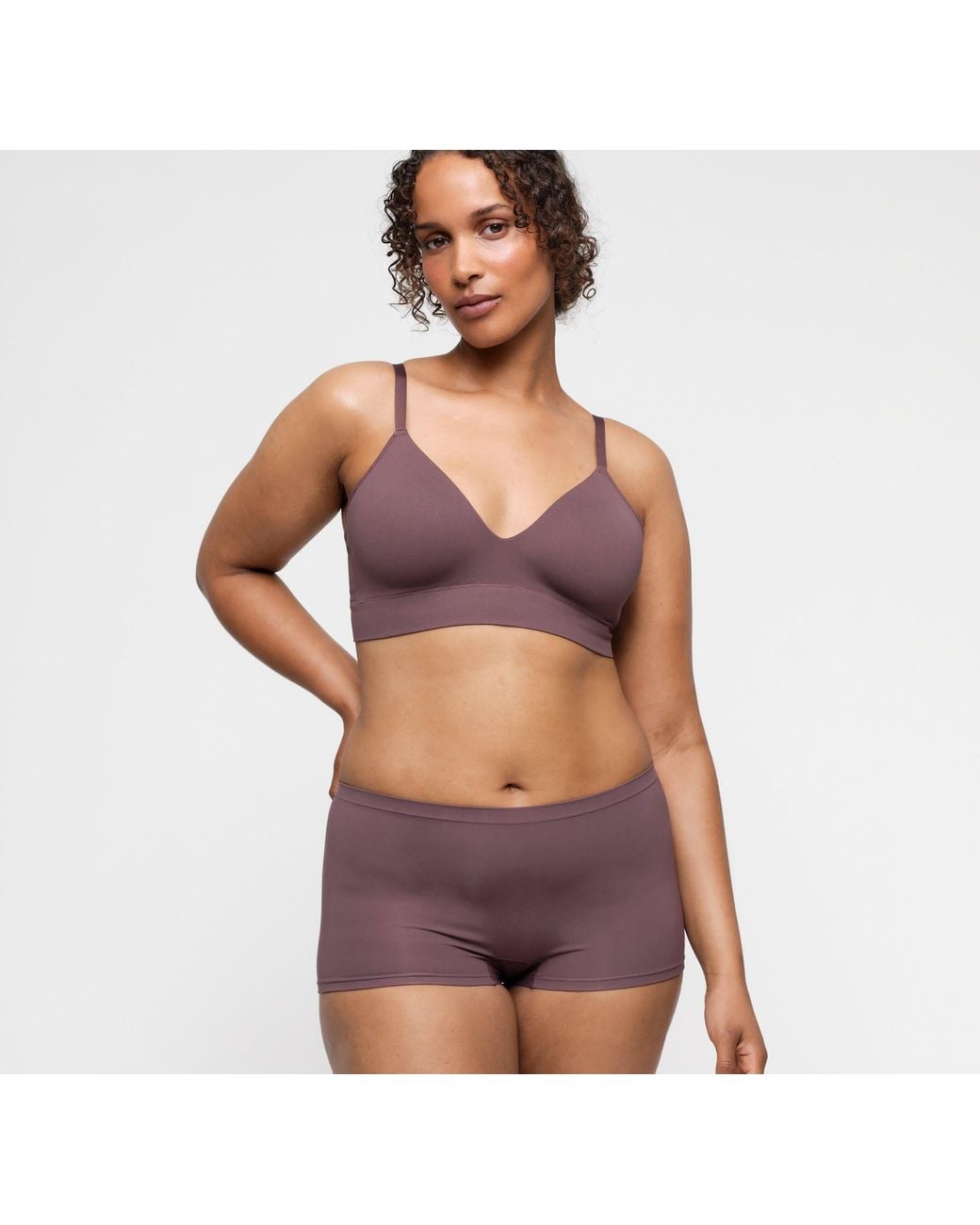 Organic Basics Purple Smooth Shorty