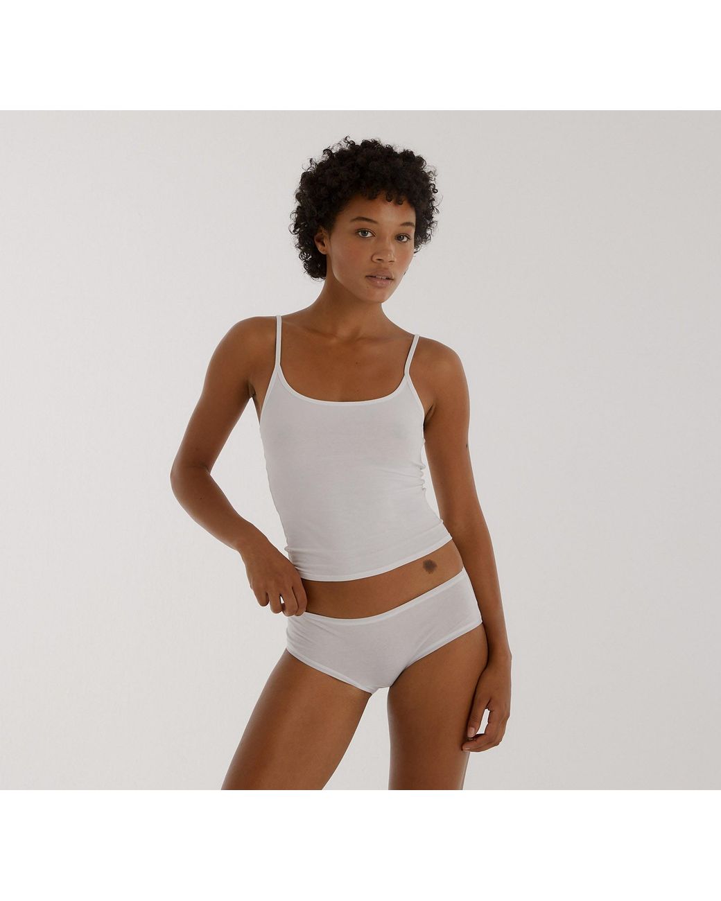 Organic Basics White Core Briefs