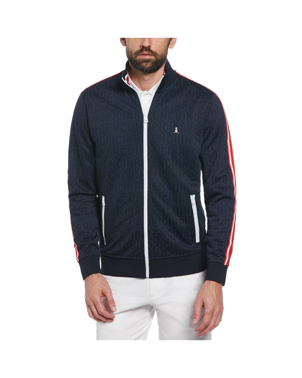 Original penguin store track jacket