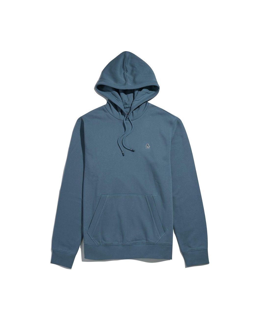Original Penguin Sticker Pete Hoodie In Copen Blue for men