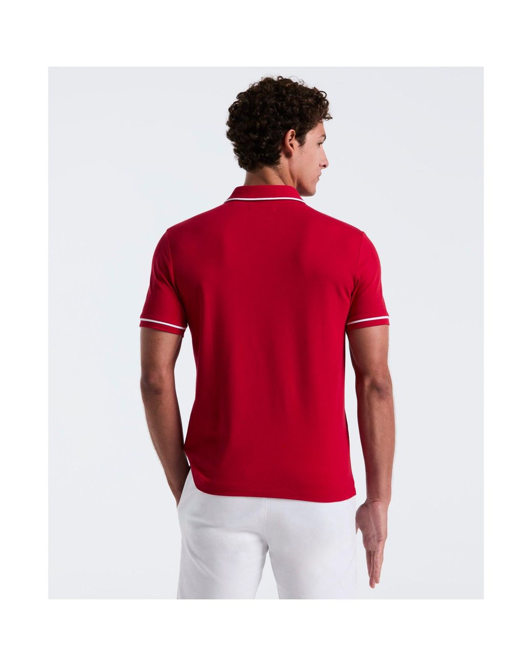 Original Penguin Earl Pique Polo Shirt In Red for men