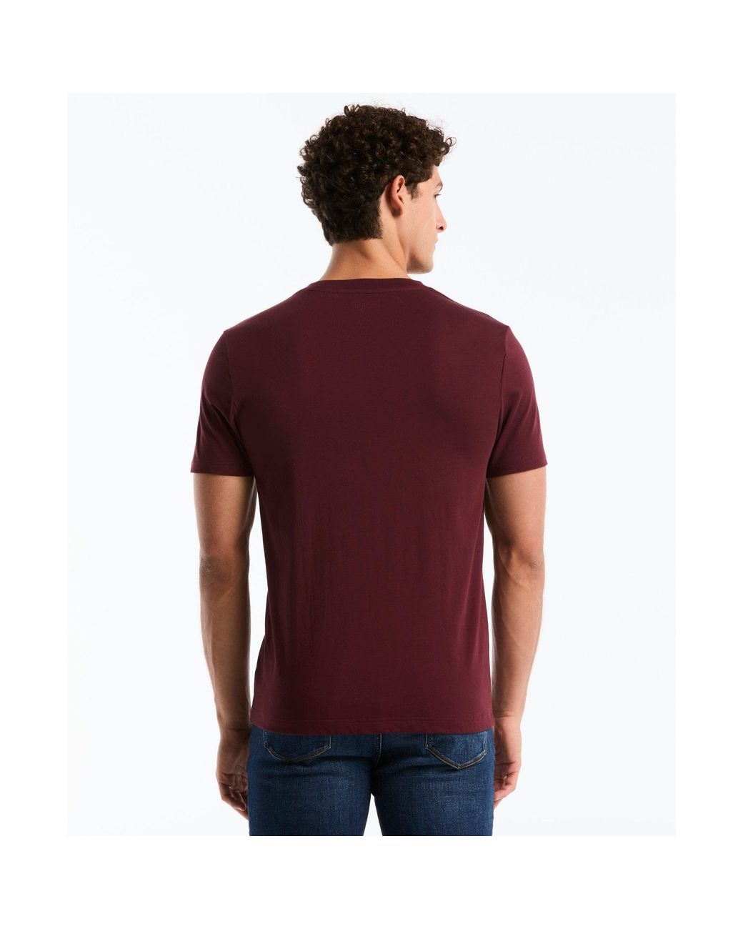 Original Penguin Red Bottle Cap Graphic T-shirt In Port Royale for men