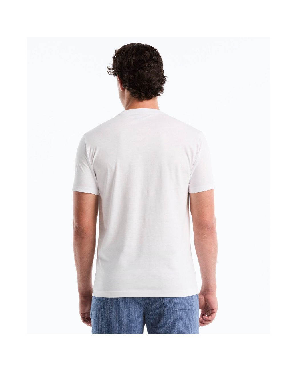 Original Penguin Sticker Pete Logo T-shirt In Bright White for men