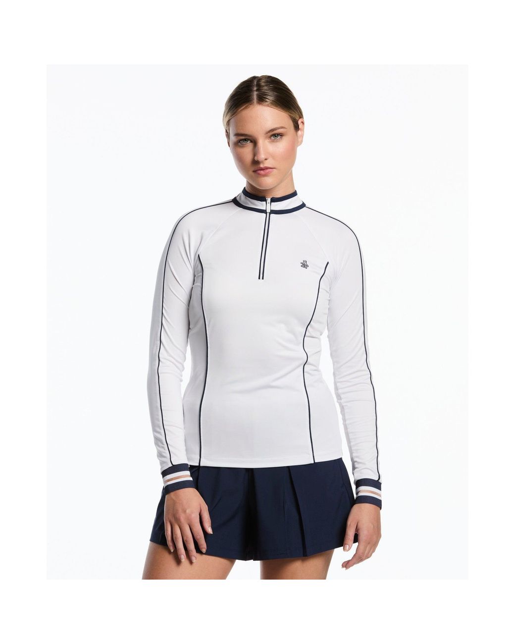 Original Penguin Women's Sun Protection Top In Bright White for men