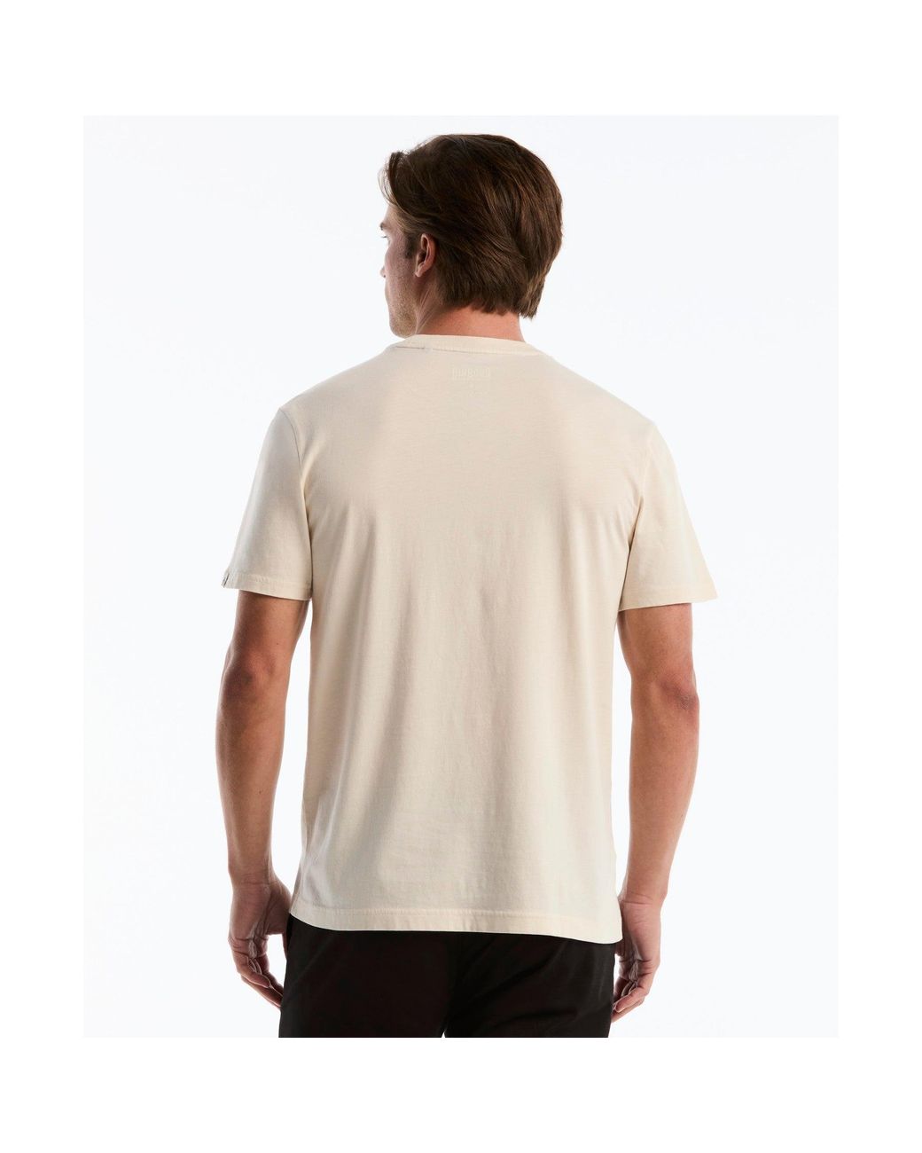 Original Penguin White Lakeside Graphic T-shirt In Birch for men