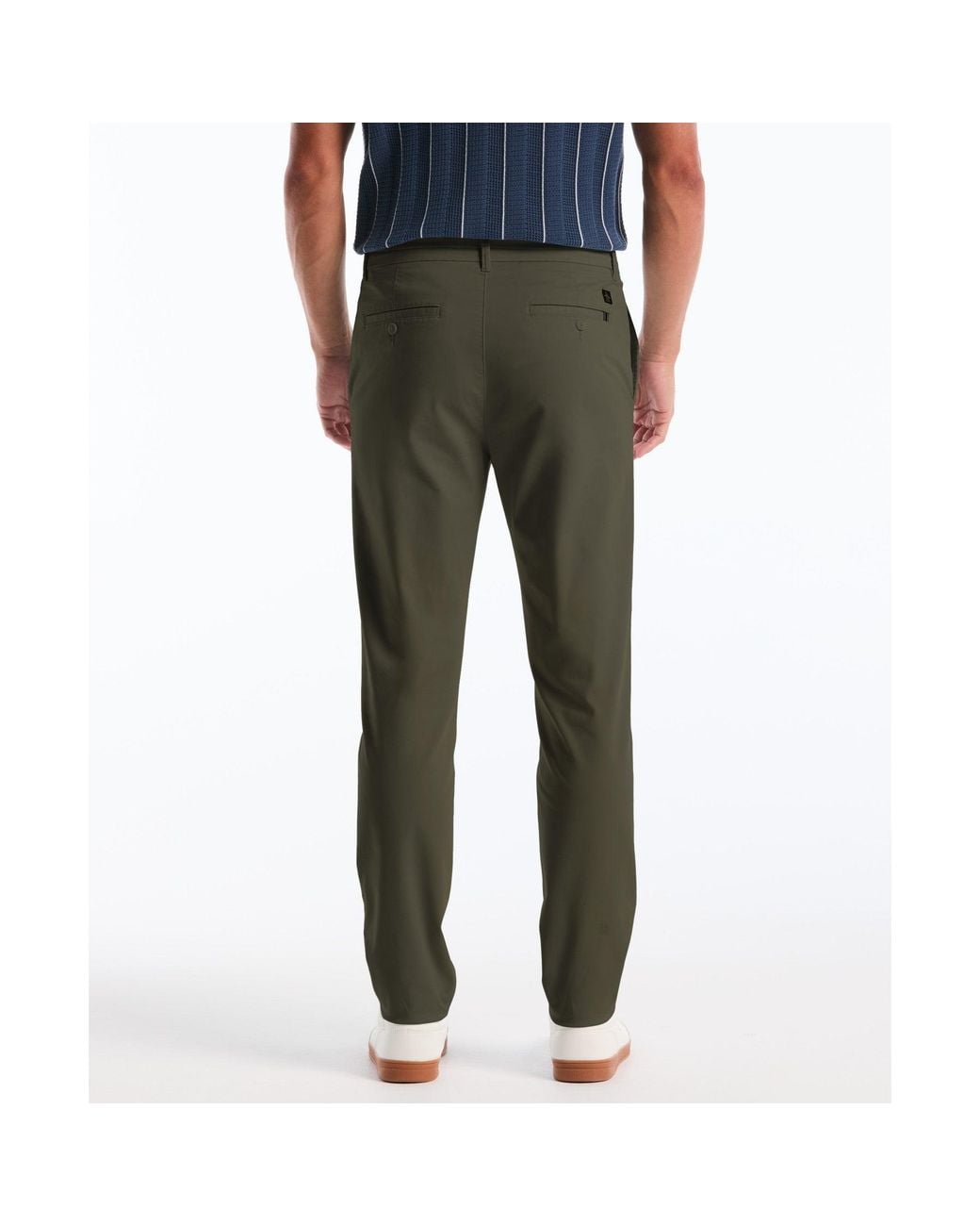 Original Penguin Blue Slim Fit Chinos In Dusty Olive for men