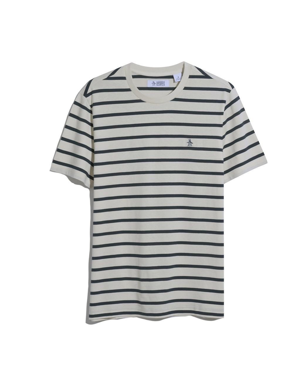 Original Penguin Gray Breton Striped T-shirt In Birch for men