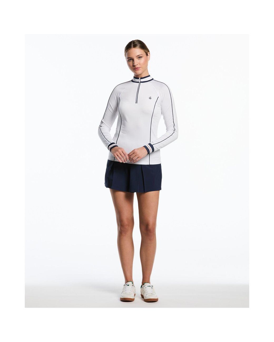 Original Penguin Women's Sun Protection Top In Bright White for men