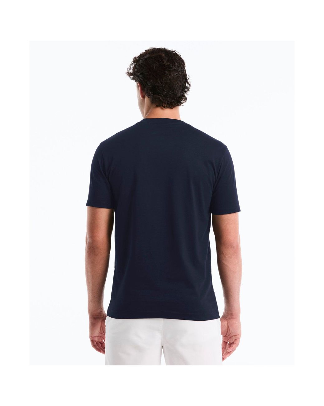 Original Penguin Blue Sticker Pete Logo T-shirt In Dark Sapphire for men