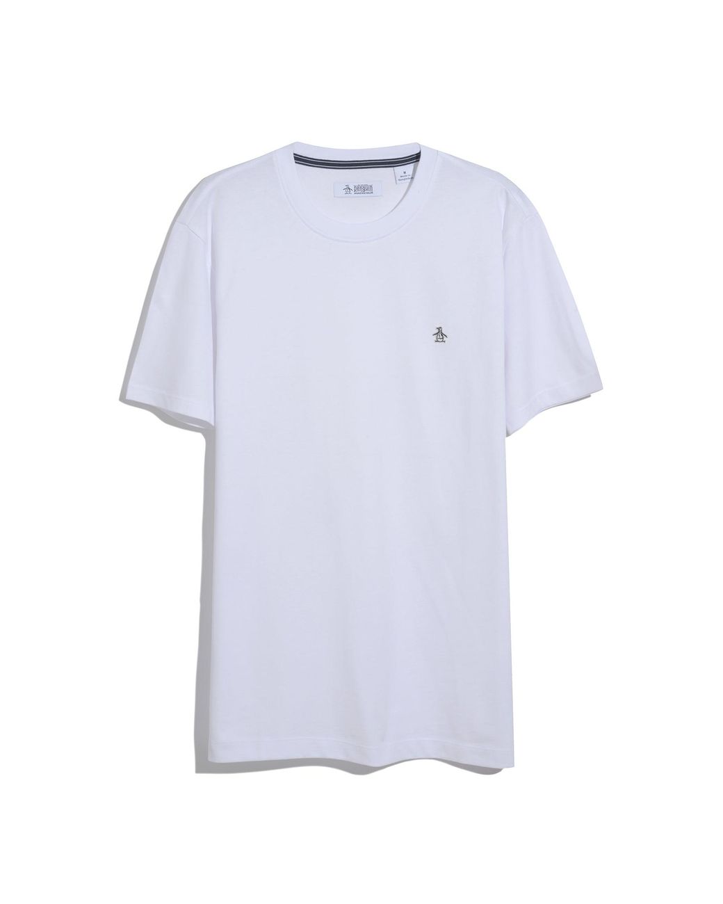 Original Penguin Sticker Pete Logo T-shirt In Bright White for men