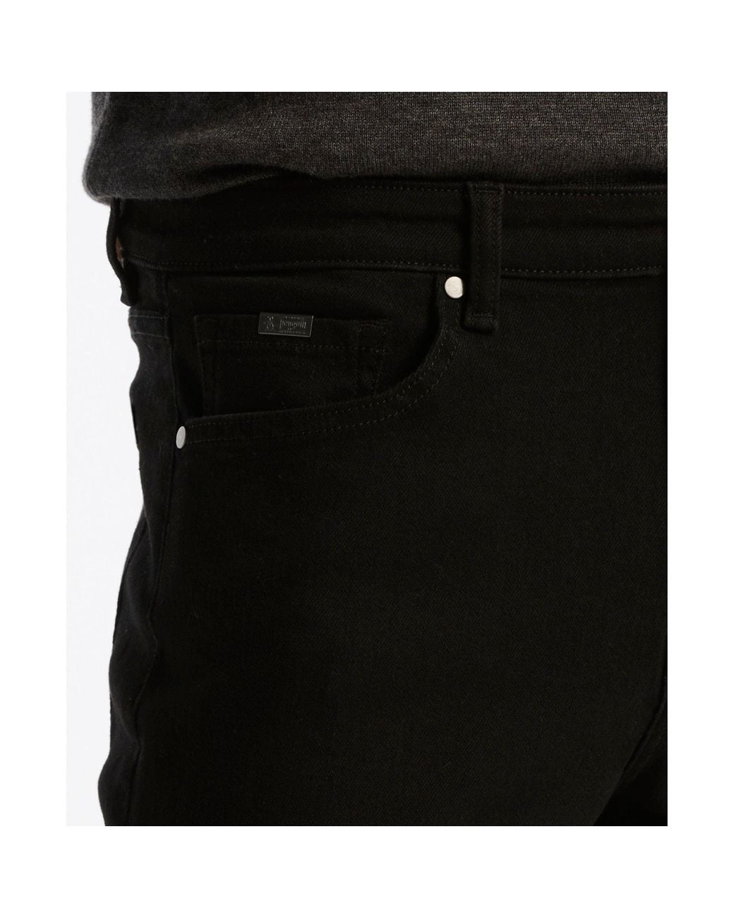 Original Penguin Straight Fit Jeans In Black for men