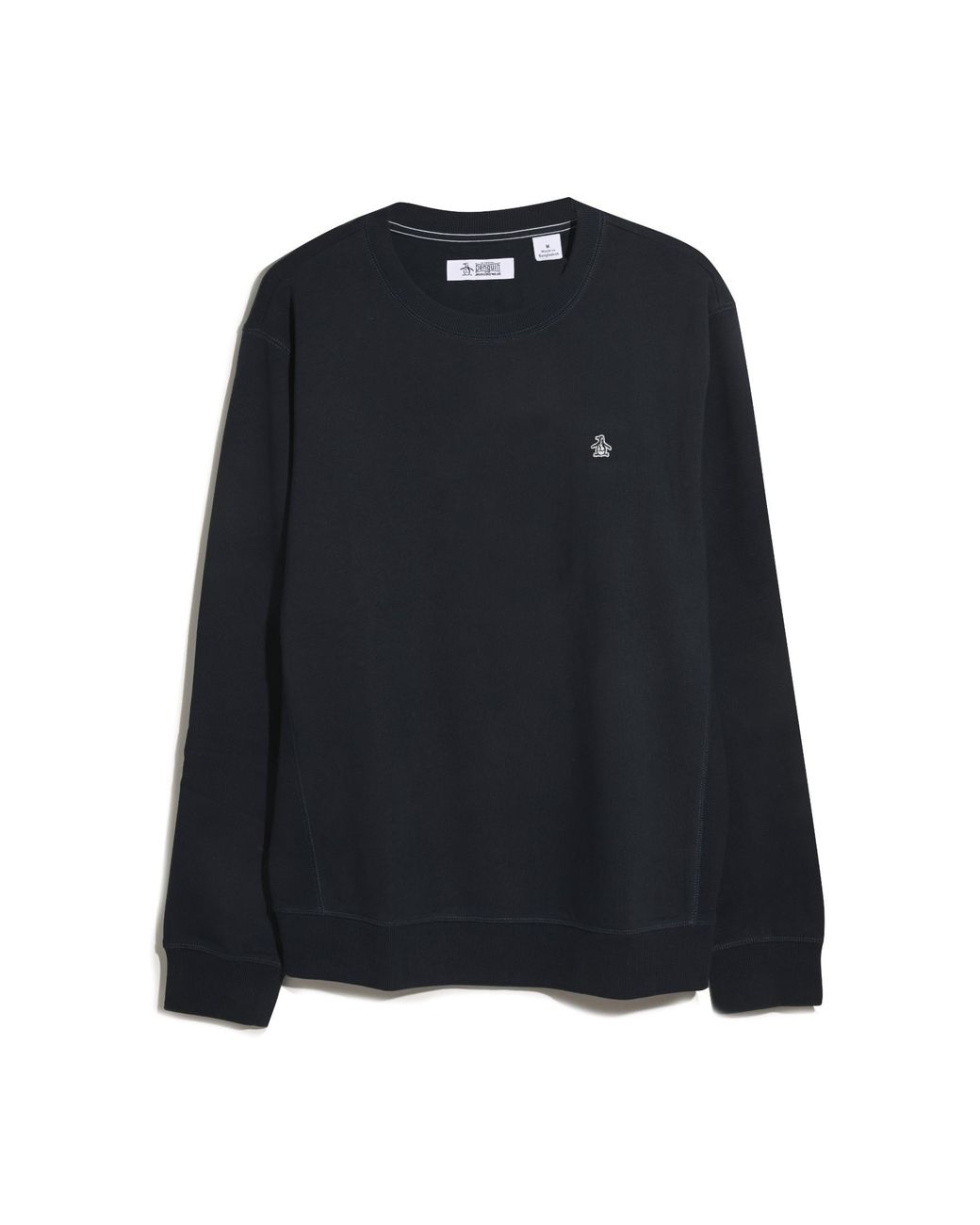Original Penguin Blue Sticker Pete Sweatshirt In Dark Sapphire for men