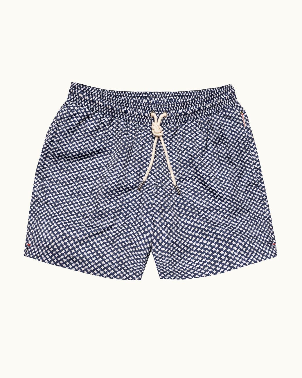 Orlebar Brown Blue Dark Printed Short Swim Shorts for men