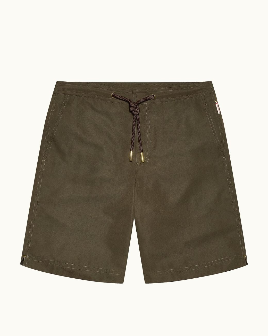 Orlebar Brown Green Tailored Designer Swim Shorts for men