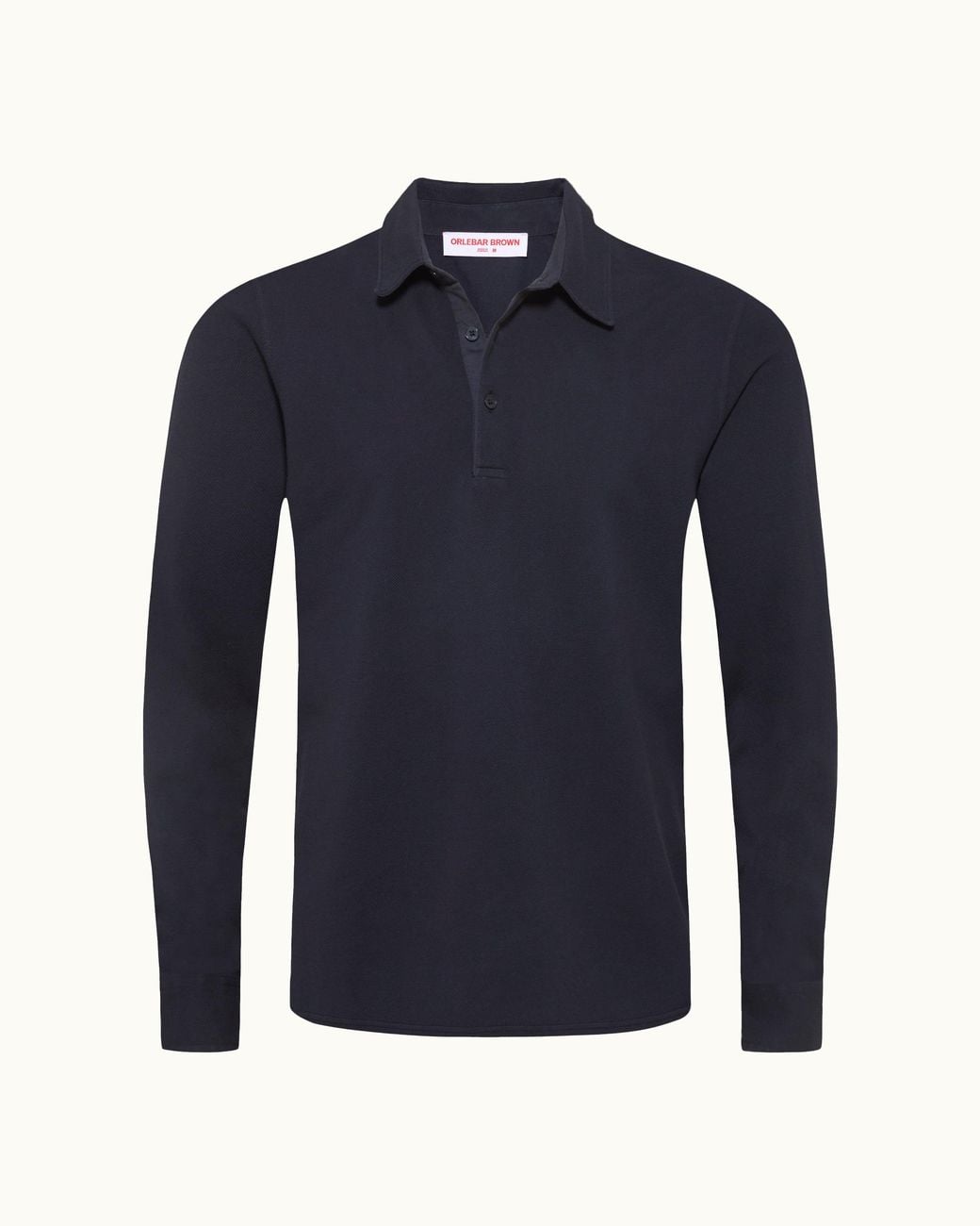 Orlebar Brown Blue Classic Fit Pique Jersey Polo Shirt for men