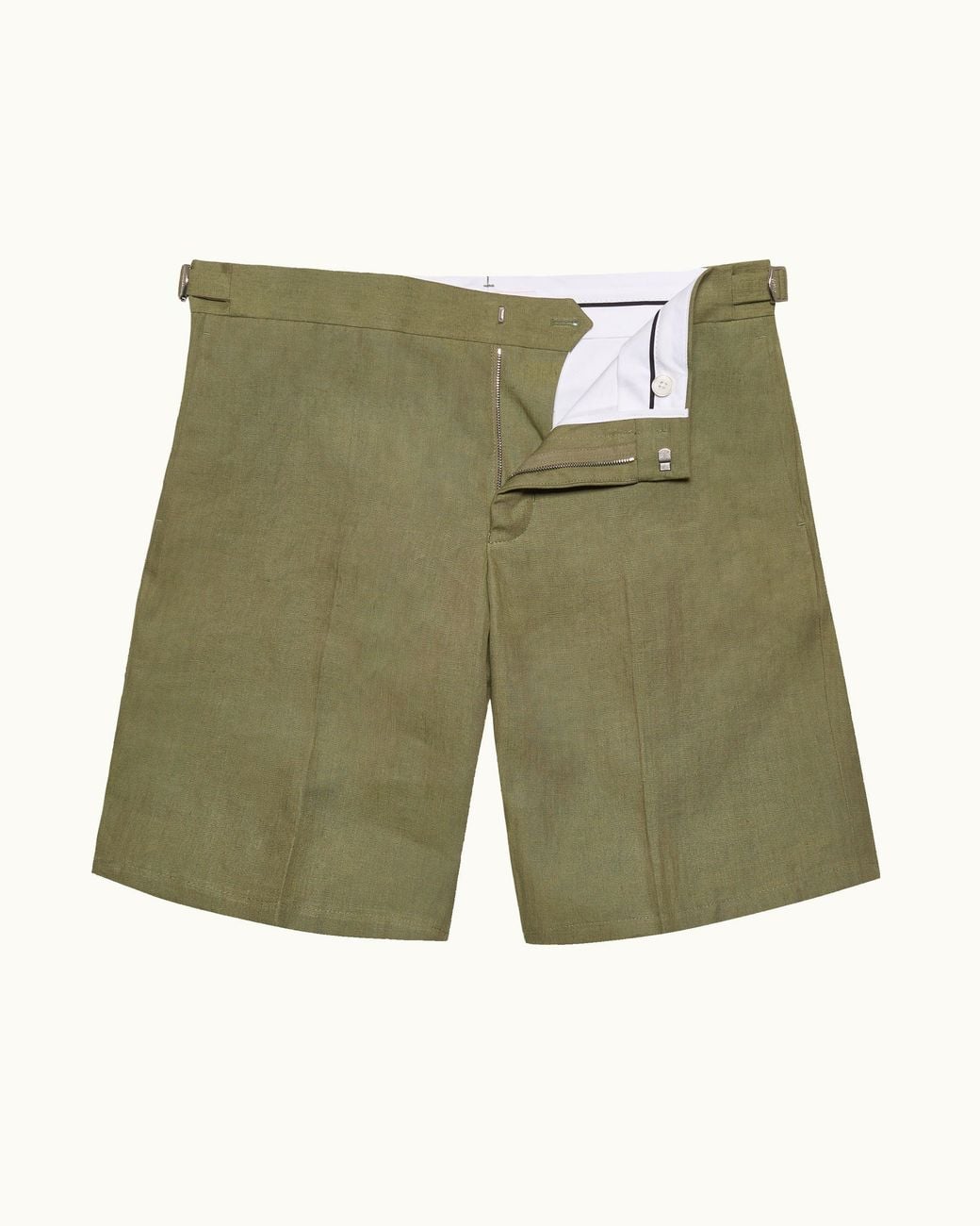Orlebar Brown Green Luxurious Tailored Shorts for men