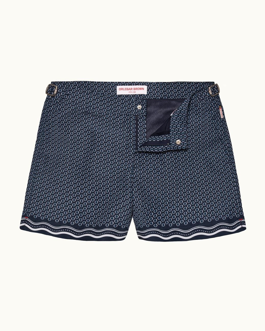 Orlebar Brown Blue Dark Printed Setter Swim Shorts for men
