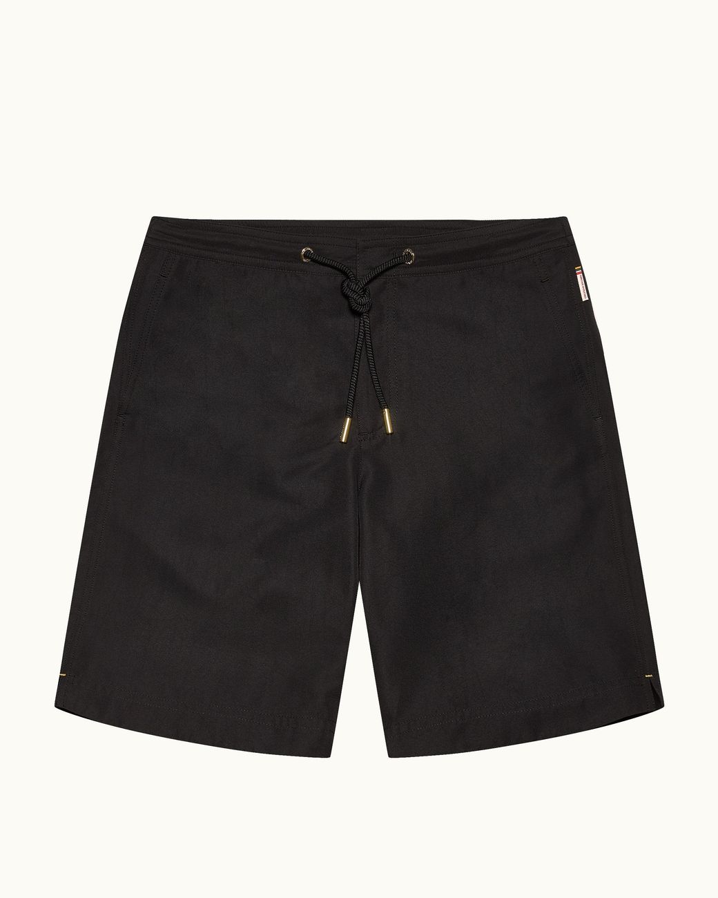 Orlebar Brown Black Tailored Designer Swim Shorts for men