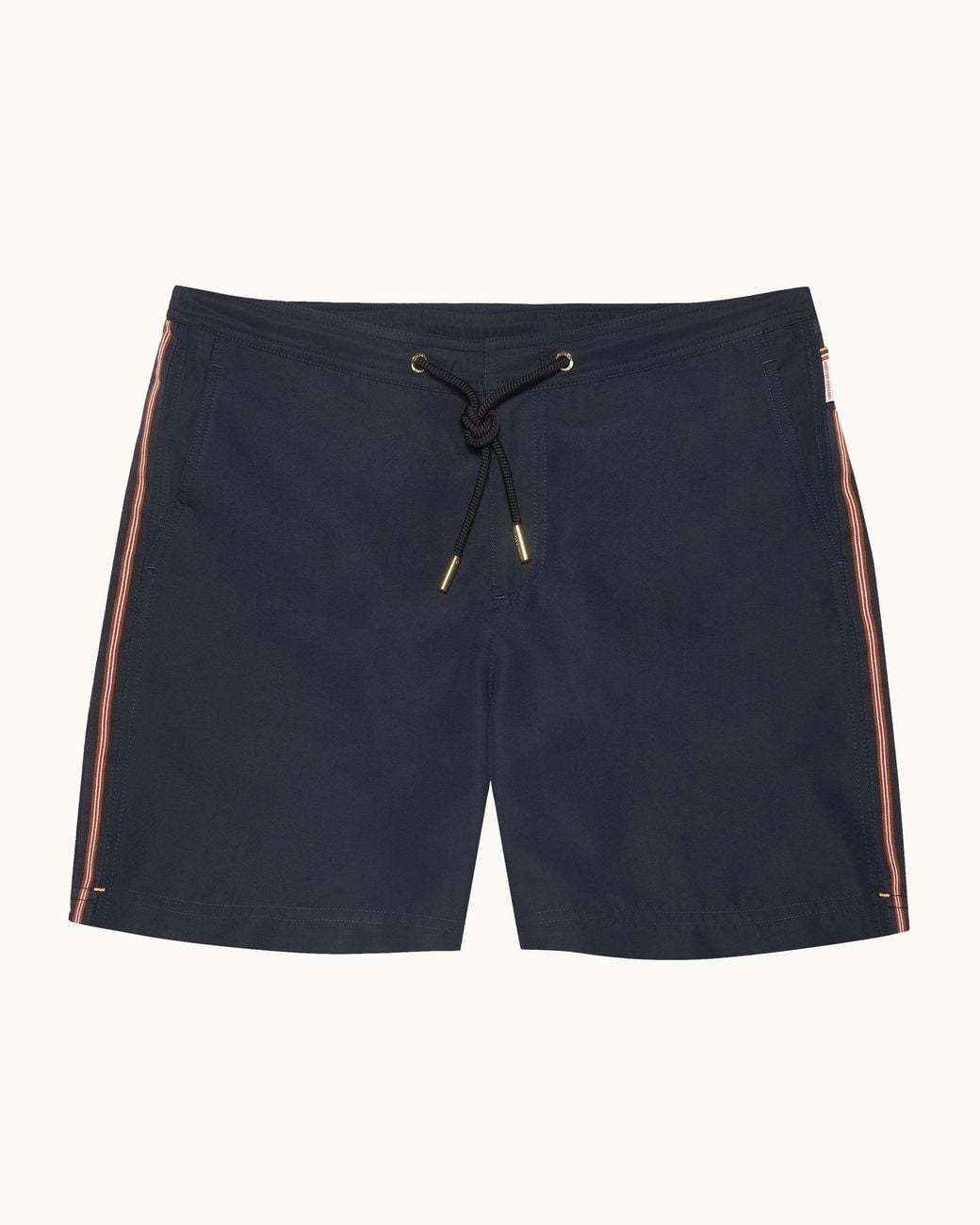 Orlebar Brown Blue Stripe Swim Shorts Adjustable Tailored Look for men