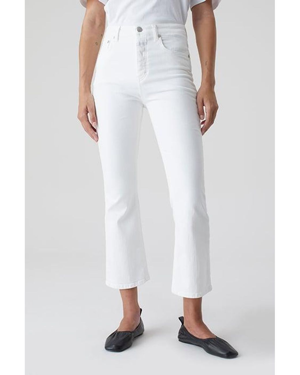 Closed Hi-sun Jeans White Size 26 | Lyst