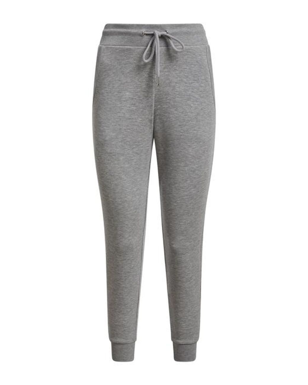 Reiss Oe Hannah-ponte Jogger Pale Grey 
