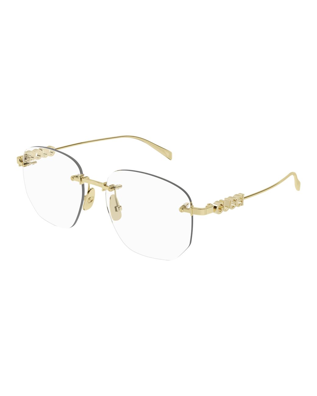 Gucci Black Gg1806O 004 Optical Frames Metal Transparent Squared