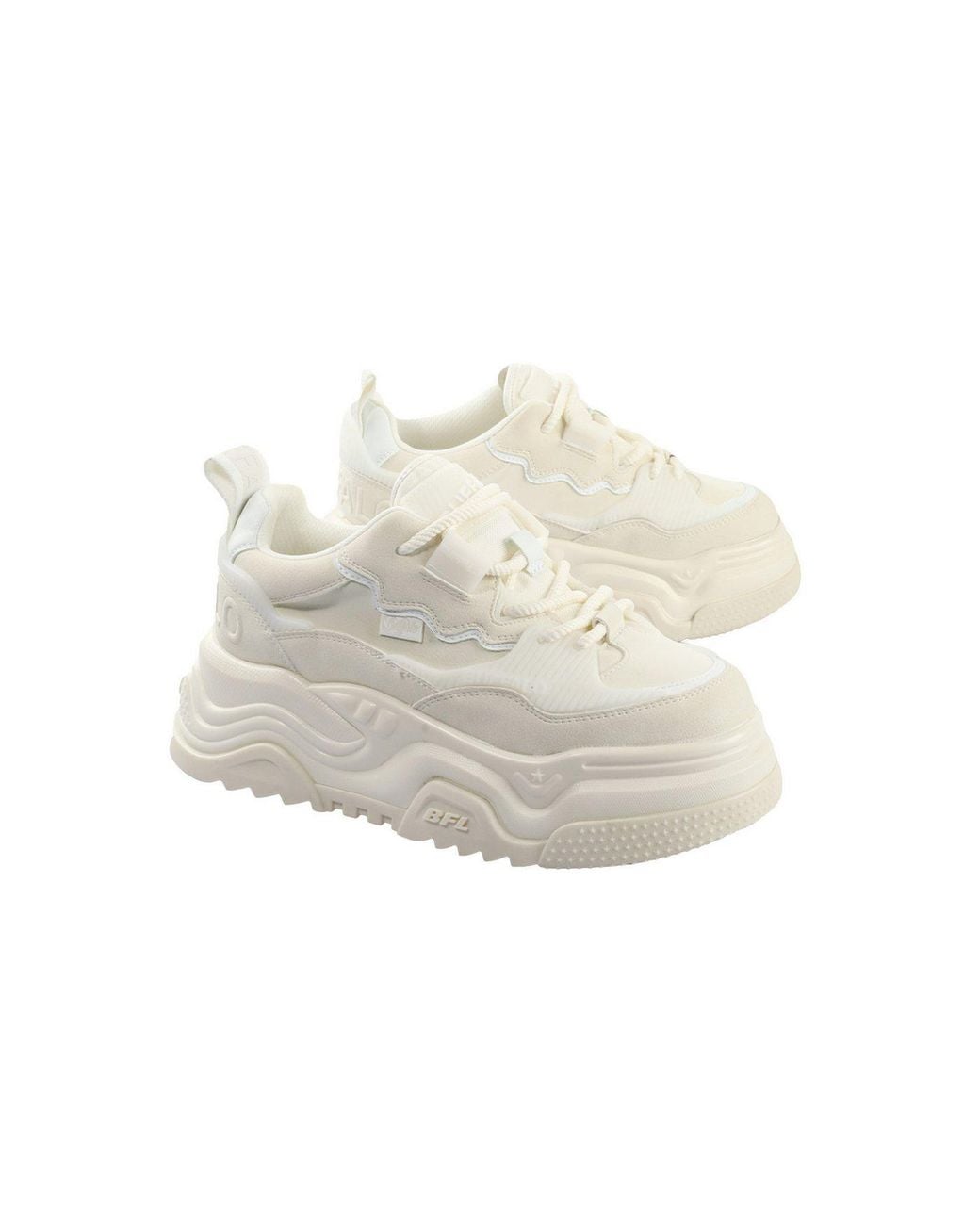 Buffalo White Orbit Sneaker Mit Markendetails