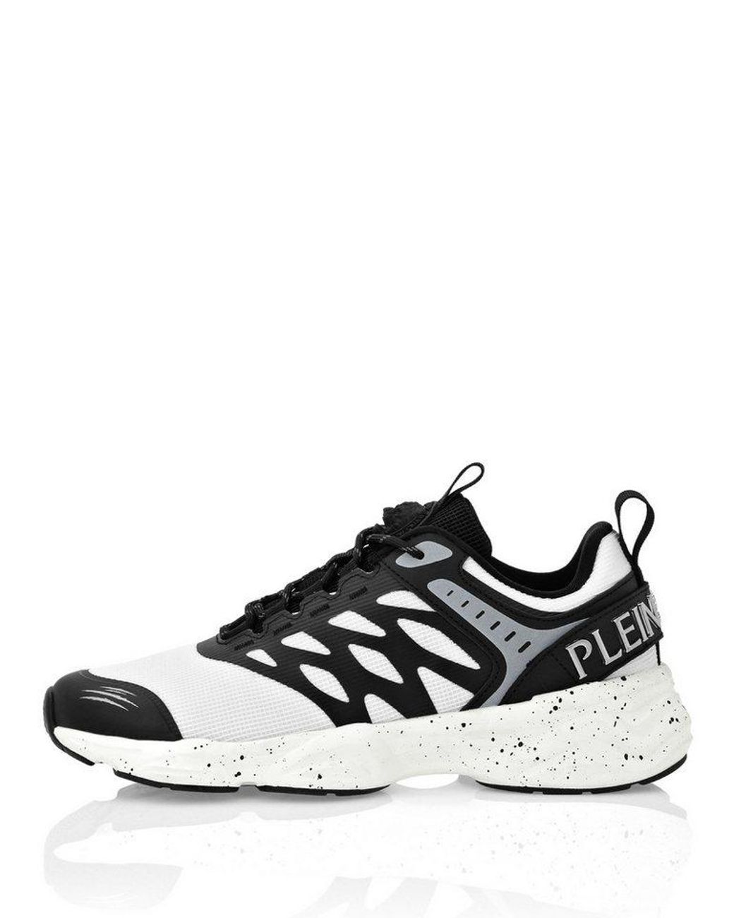 Philipp Plein Black Scratch Sneaker