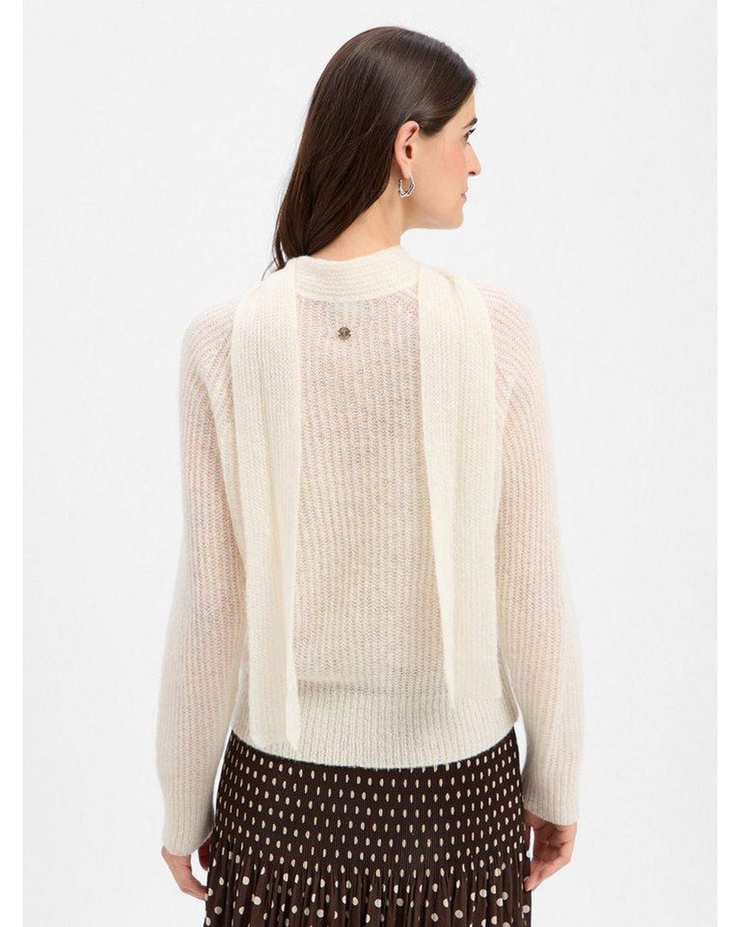 Joop! White Strickpullover Kolpa