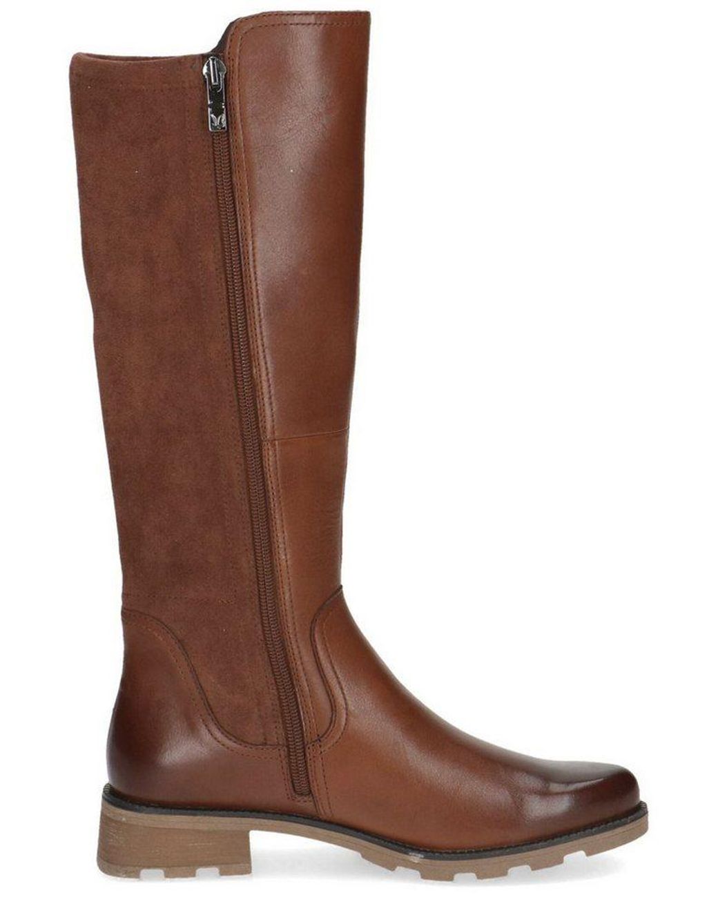 Caprice Brown Stiefel Leder/Textil Stiefel