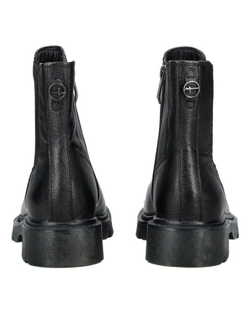 Tamaris Black Stiefelette Leder/Textil Stiefelette