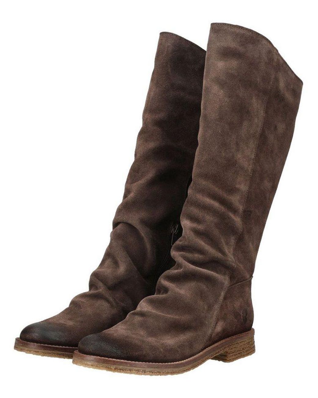 Felmini Brown Stiefel Veloursleder Stiefel