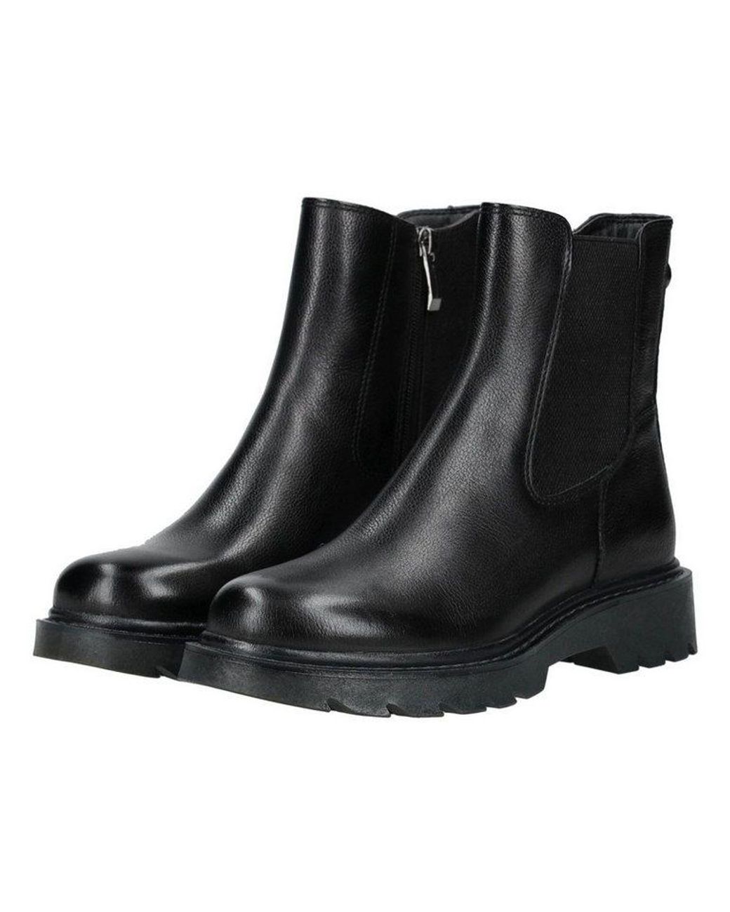 Tamaris Black Stiefelette Leder/Textil Stiefelette