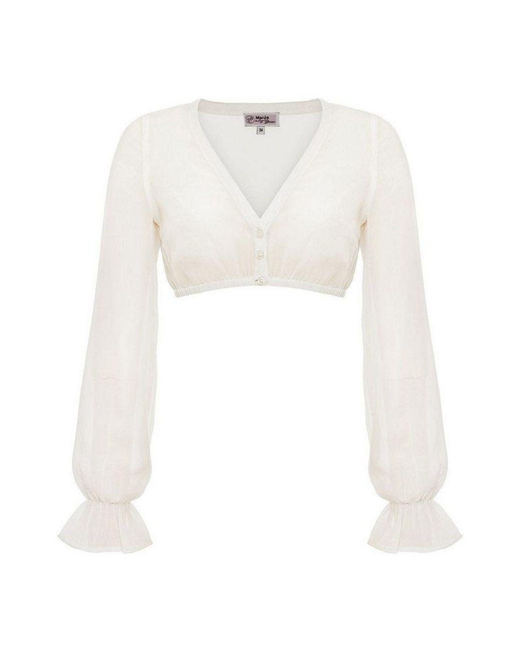 Marjo White Dirndlbluse Arnstein