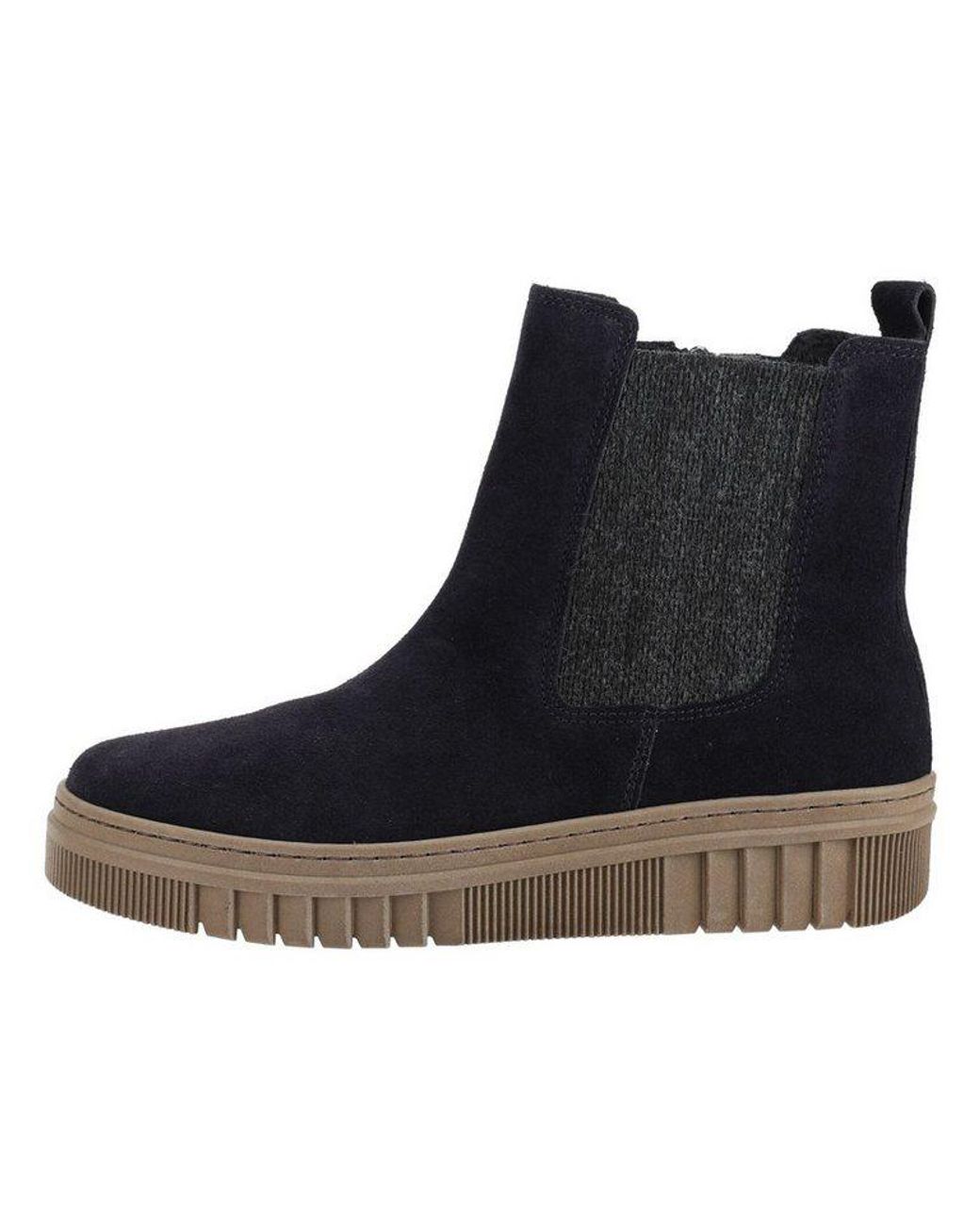 Gabor Blue Stiefelette Veloursleder/Textil Stiefelette