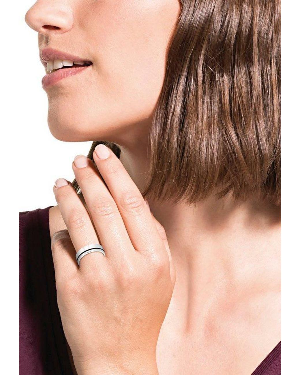 Amor White Fingerring Uni Chic