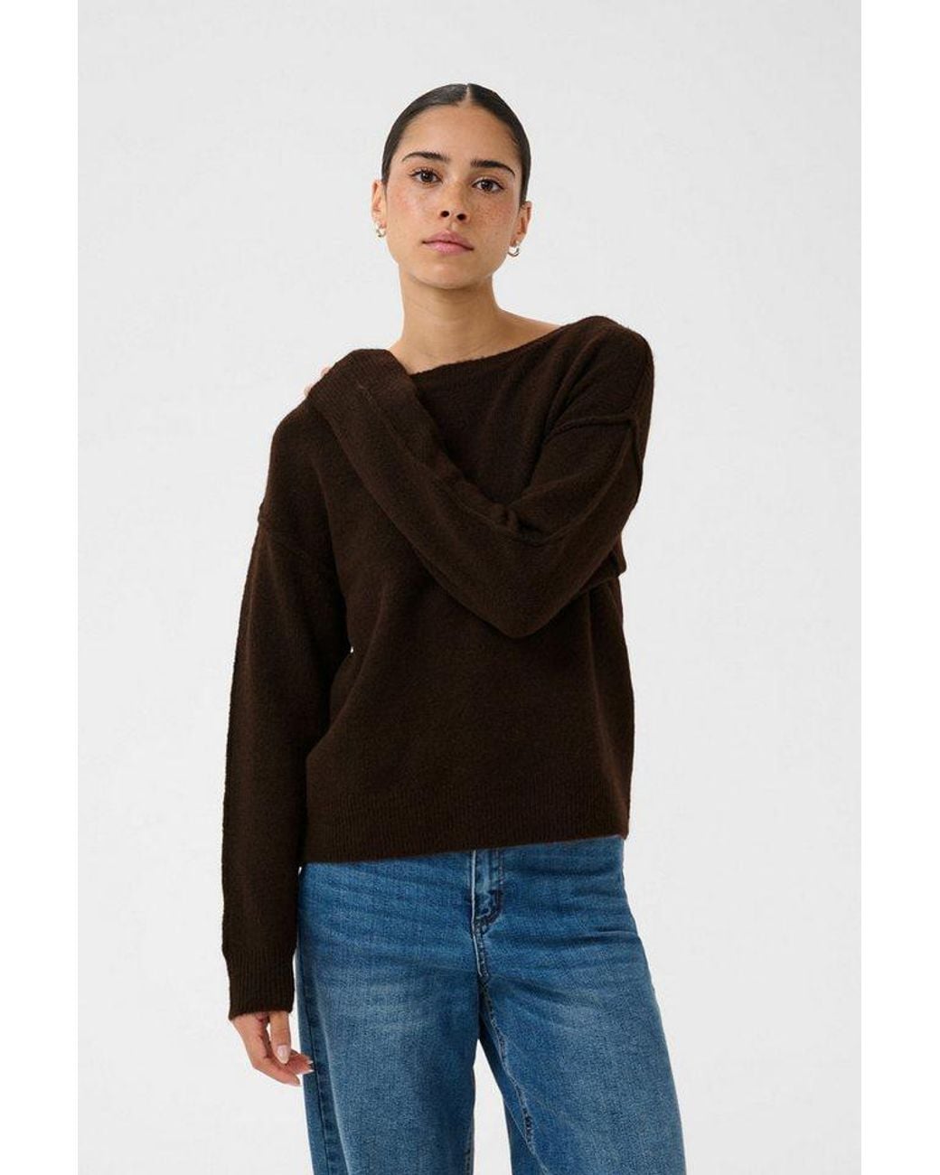 Kaffe Black Strickpullover Strickpullover Kairis