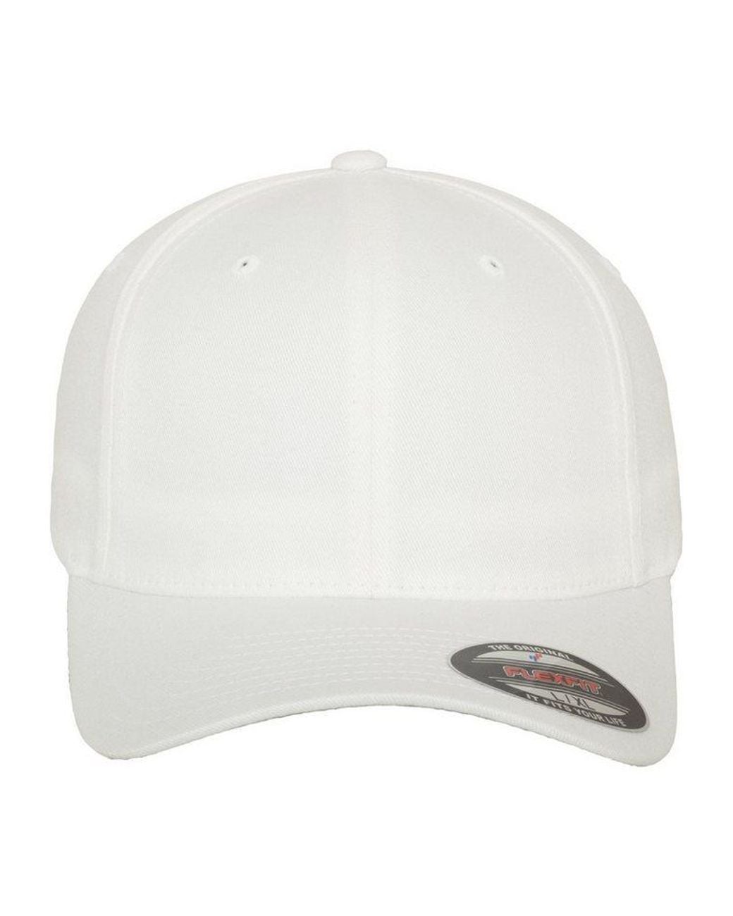 Flexfit White Flex Cap Combed
