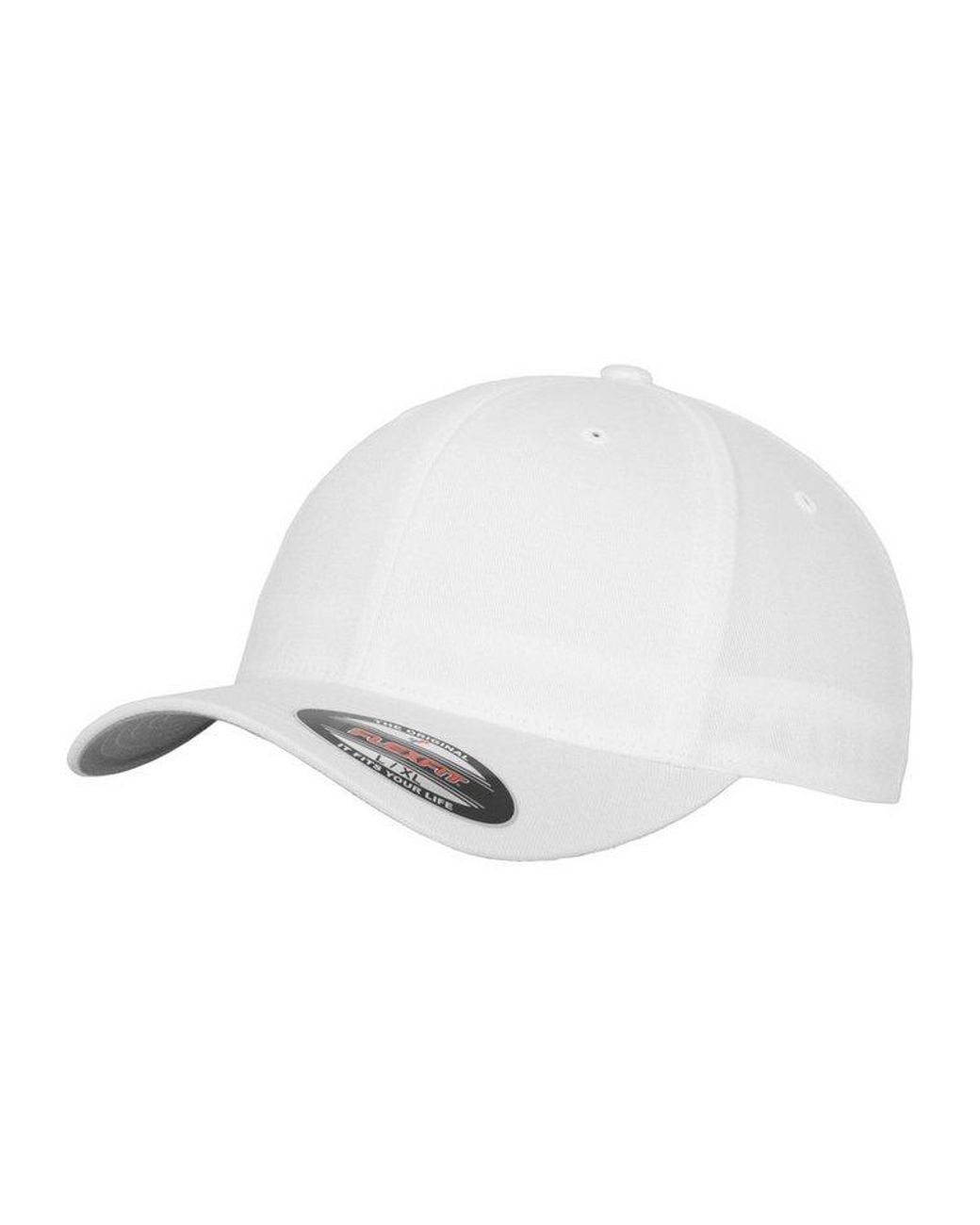 Flexfit White Flex Cap Combed