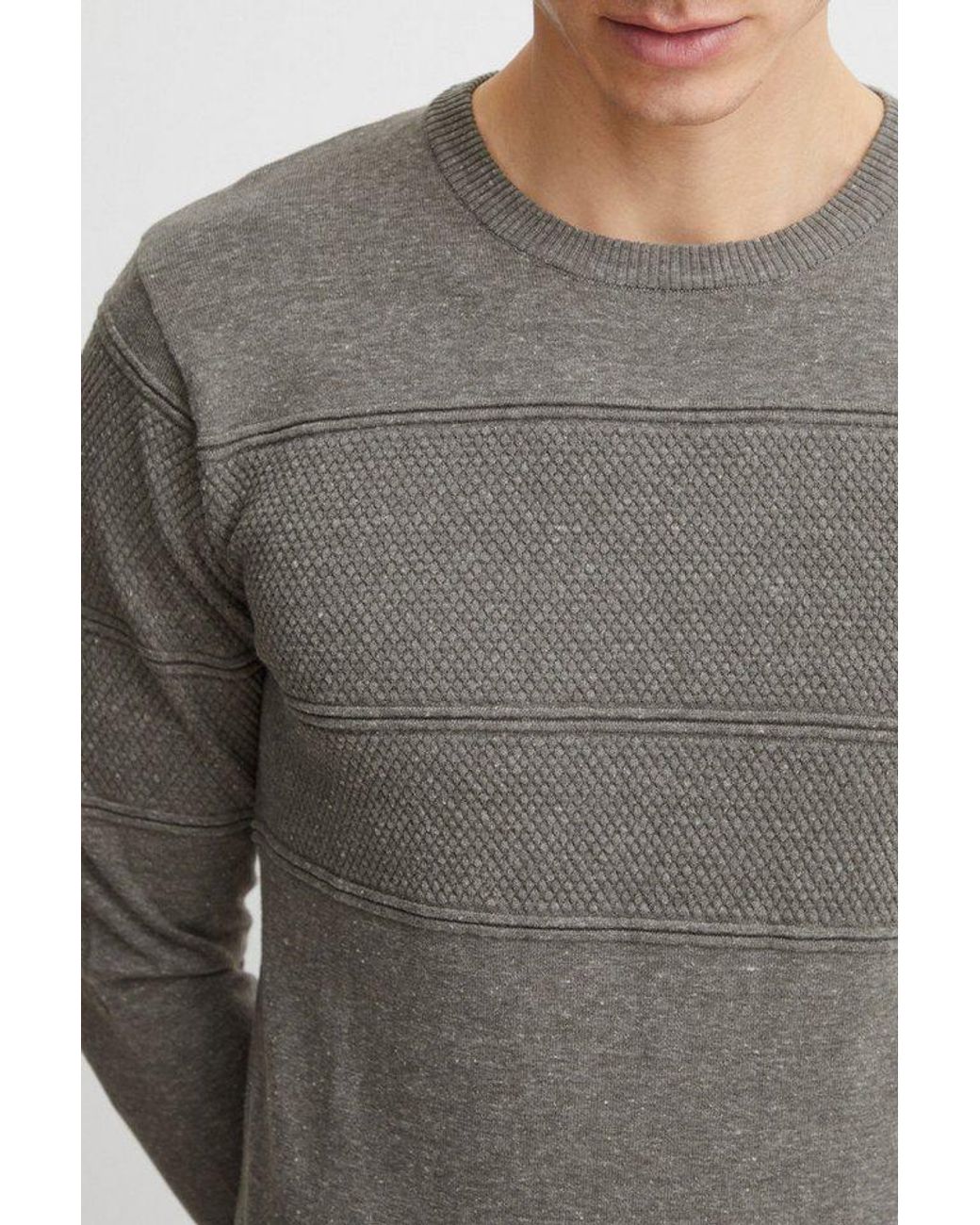 11 Project Strickpullover Pryannis Modischer Pullover in Gray für Herren